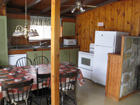 Pigeon lake cottage interior Kitchen